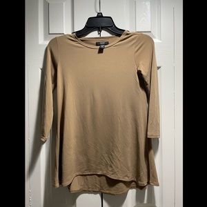 Alfani Petite Beige Blouse, Size S Petite